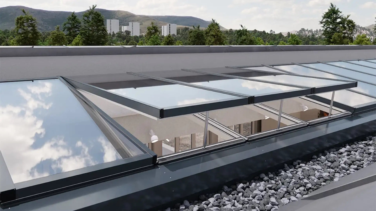 LAMILUX Modular Glass Skylight MS78: The Best of Both Worlds