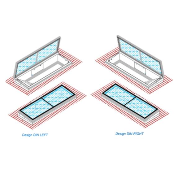 Lamilux Flat Roof Exit Comfort Swing