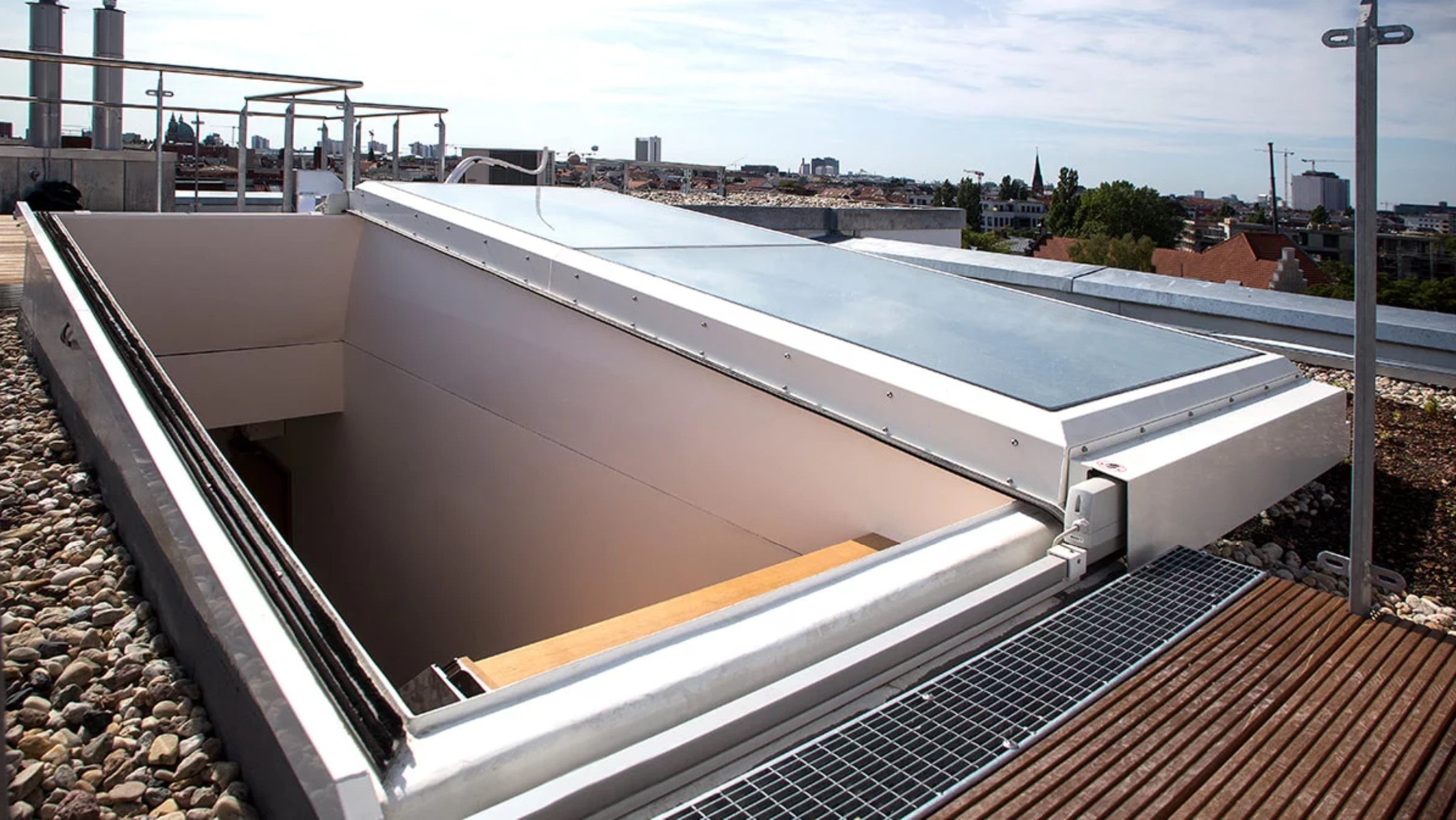 Lamilux Flat Roof Exit Comfort Solo