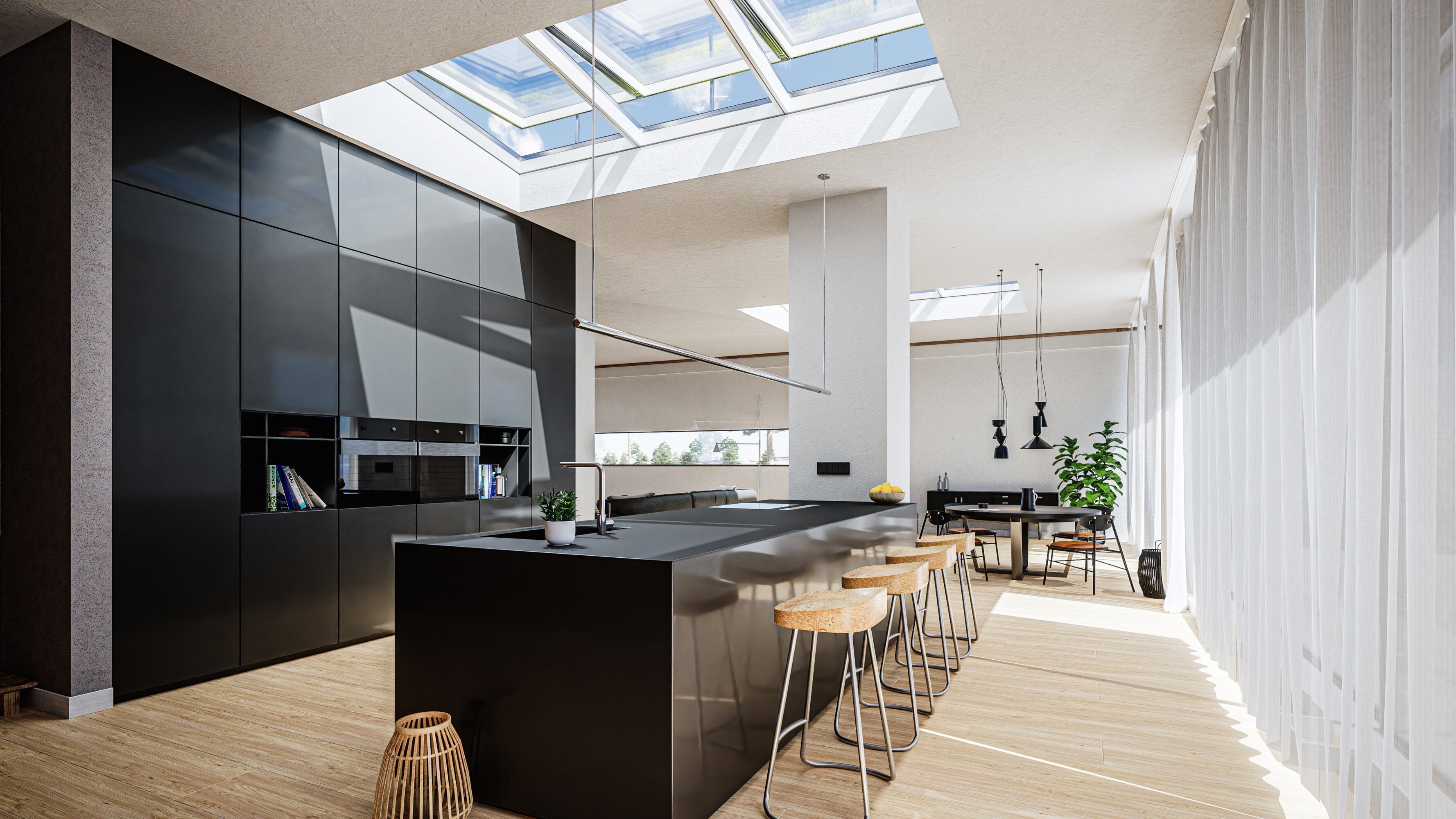 Lamilux MS78 Modular Glass Skylight
