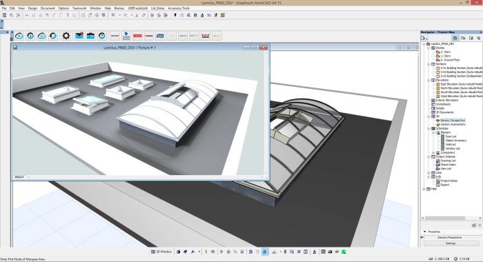 BIM Objects Available for LAMILUX